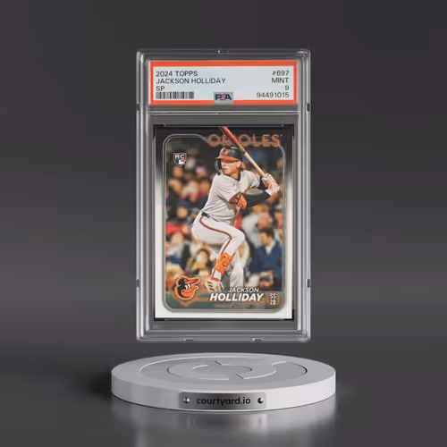 2024 Topps #697 Jackson Holliday - SP (PSA 9 MINT)