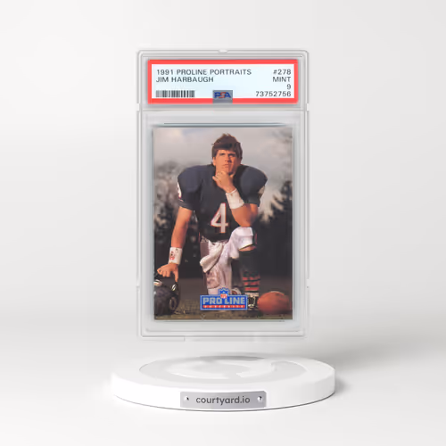 1991 Proline Portraits #278 Jim Harbaugh (PSA 9 MINT)