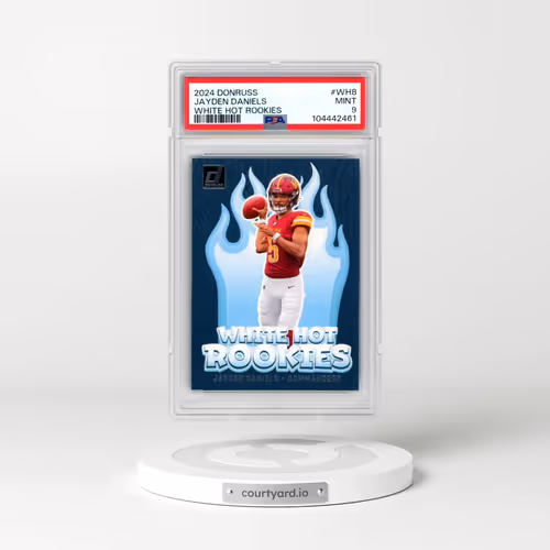 2024 Panini Donruss White Hot Rookies #WH8 Jayden Daniels (PSA 9 MINT)