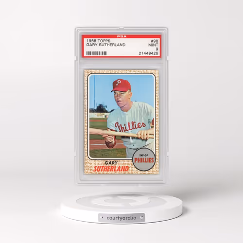1968 Topps #98 Gary Sutherland (PSA 9 MINT)