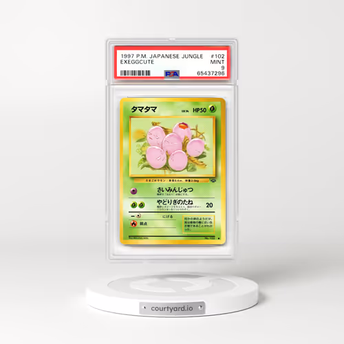 1997 Japanese Jungle #102 Exeggcute (PSA 9 MINT)