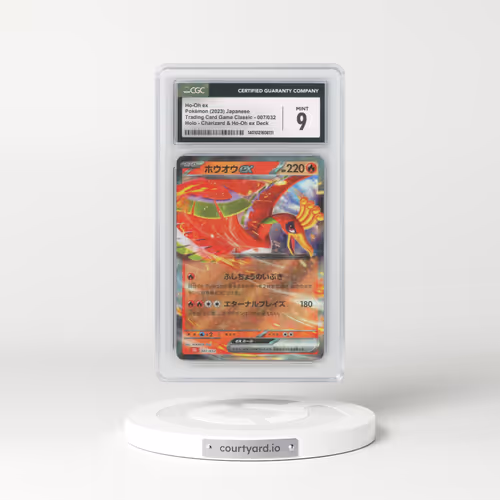2023 Trading Card Game Classic - CLF, CLL, CLK #007/032 Ho-Oh ex - Charizard & Ho-Oh ex Deck - CLL Holo (CGC 9 MINT)