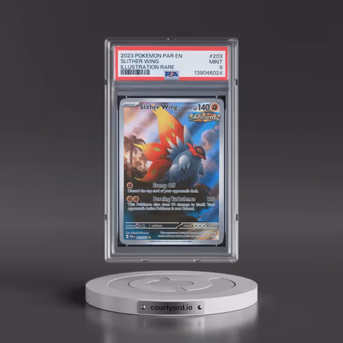 2023 Pokémon Par EN-Paradox Rift #203 Slither Wing - Illustration Rare (PSA 9 MINT)