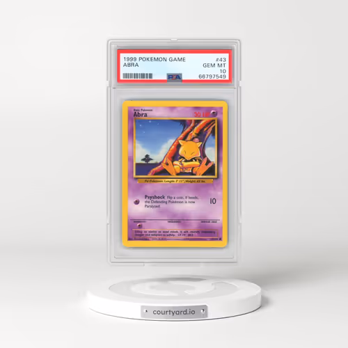 1999 Pokémon Game #43 Abra (PSA 10 GEM MINT)