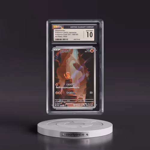 2023 Pokémon Card 151 #168/165 Charmander - Art Rare Holo (CGC 10 GEM MINT)