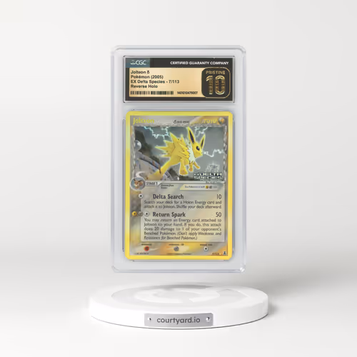 2005 EX Delta Species #7 Jolteon - Holo (CGC 10 PRISTINE)
