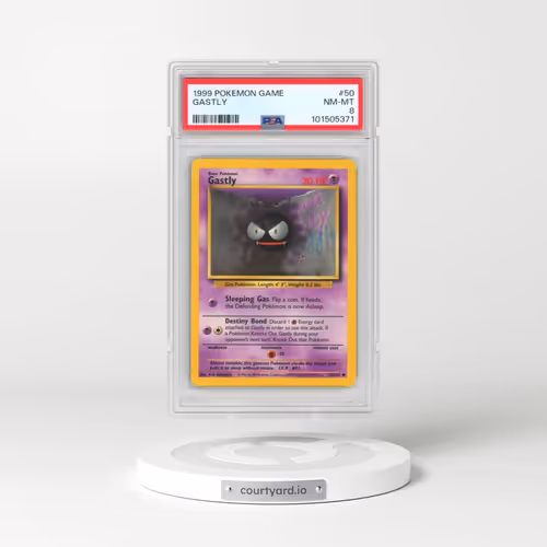 1999 Pokémon Game #50 Gastly (PSA 8 NM-MT)