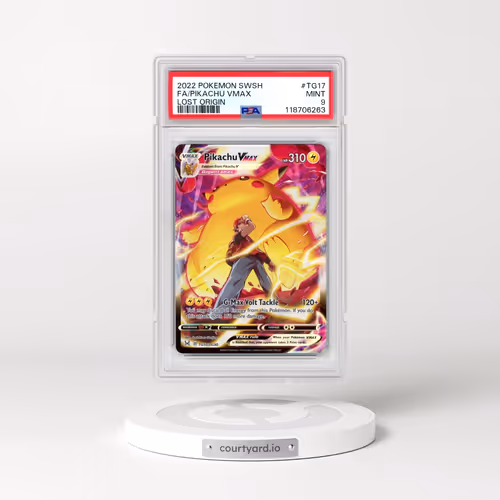 2022 Pokémon Sword & Shield Lost Origin #TG17 Pikachu Vmax - Full Art (PSA 9 MINT)