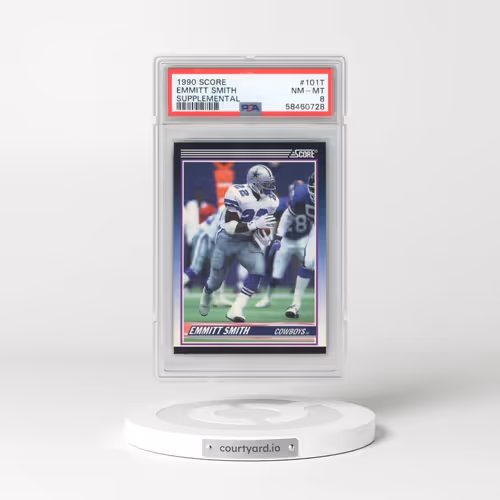 1990 Score Supplemental #101T Emmitt Smith (PSA 8 NM-MT)
