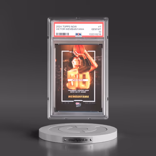 2024 Topps Now #7 Victor Wembanyama (PSA 10 GEM MINT)