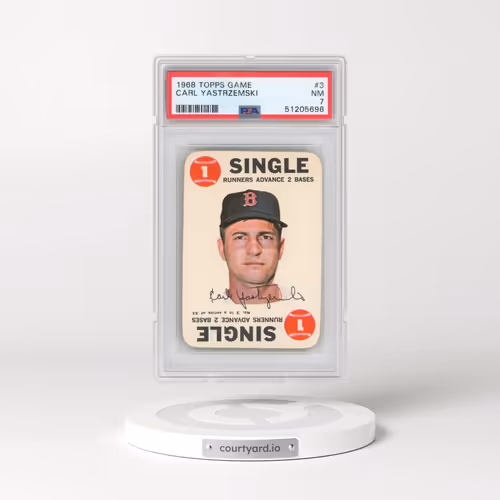 1968 Topps Game #3 Carl Yastrzemski (PSA 7 NM)