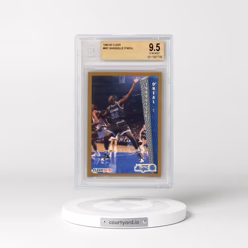 1992 Fleer #401 Shaquille O'Neal (BGS 9.5 GEM MINT)
