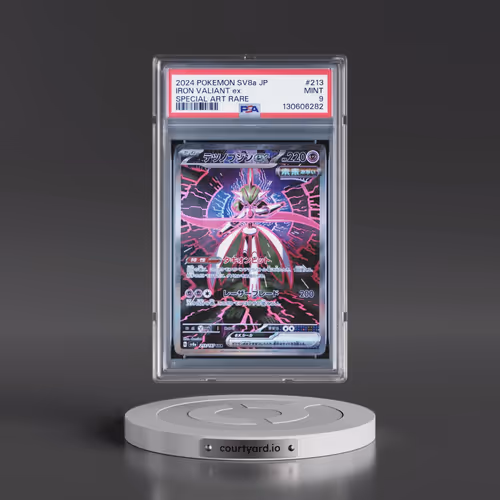 2024 Pokémon Sv8a-Terastal Fest EX #213 Iron Valiant EX - Holo Special Art Rare (PSA 9 MINT)
