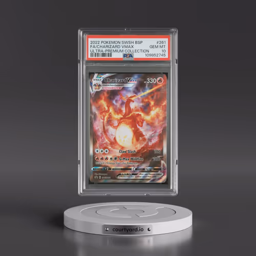 2022 Pokémon Swsh Black Star Promo #261 Charizard Vmax - Full Art Sword & Shield Ultra-Premium Colle