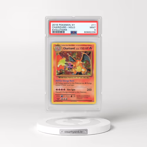 2016 Pokémon XY Evolutions #11 Charizard - Holo (PSA 9 MINT)