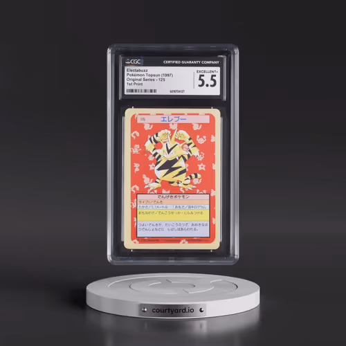 1997 (Only One Pokémon) Original Series #125 Electabuzz - (Blue Back) 1st Print (CGC 5.5 EX+)