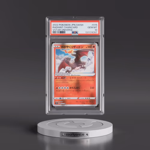 2022 Pokémon Sword & Shield Vstar Universe #015 Radiant Charizard - Holo (PSA 10 GEM MINT)