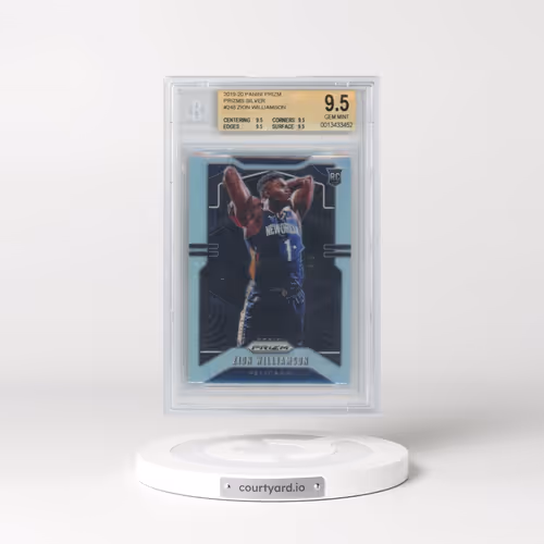 2019 Panini Prizm #248 Zion Williamson - Silver Prizm (BGS 9.5 GEM MINT)