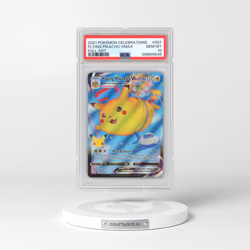 2021 Pokémon Celebrations #007 Flying Pikachu Vmax - Full Art (PSA 10 GEM MINT)