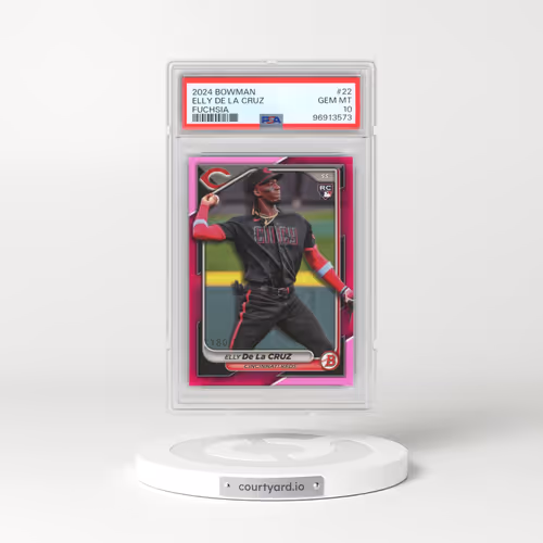 2024 Bowman #22 Elly de La Cruz - Fuchsia (PSA 10 GEM MINT)