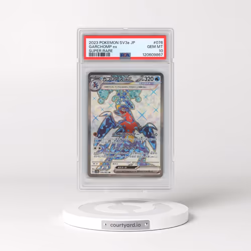 2023 Pokémon Sv3a-Raging Surf #076 Garchomp EX - Holo Super Rare (PSA 10 GEM MINT)