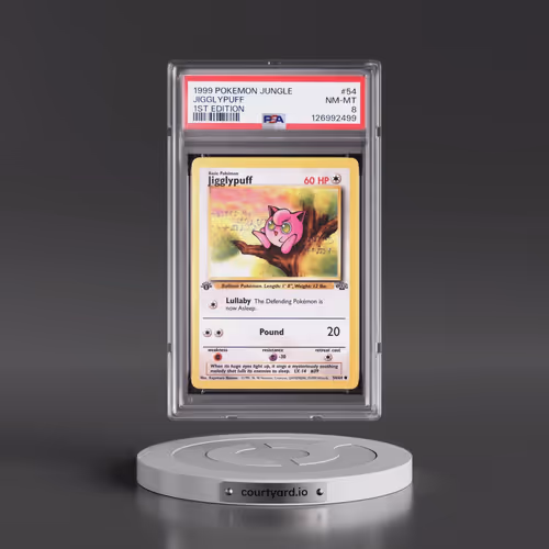 1999 Pokémon Jungle #54 Jigglypuff - 1st Edition (PSA 8 NM-MT)