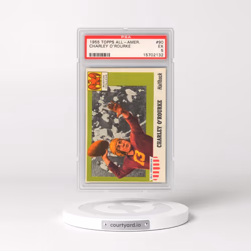1955 Topps All-Amer. #90 Charley O'Rourke (PSA 5 EX)