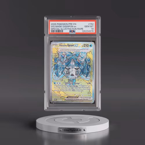 2025 Pokémon Pre EN-Prismatic Evolutions #152 Wellspring Mask Ogerpon EX - Holo Special Illustration