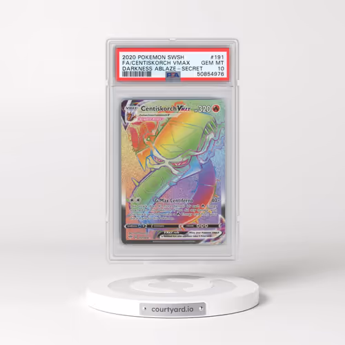 2020 Pokémon Sword & Shield Darkness Ablaze #191 Centiskorch Vmax - Full Art Secret (PSA 10 GEM MINT