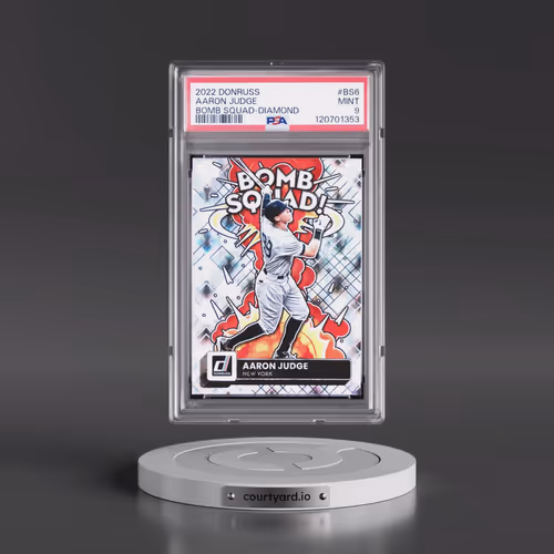 2022 Panini Donruss Bomb Squad #BS6 Aaron Judge - Diamond (PSA 9 MINT)