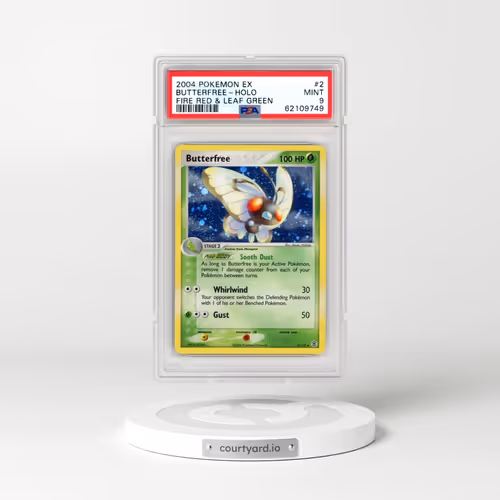 2004 Pokémon EX Fire Red & Leaf Green #2 Butterfree - Holo (PSA 9 MINT)