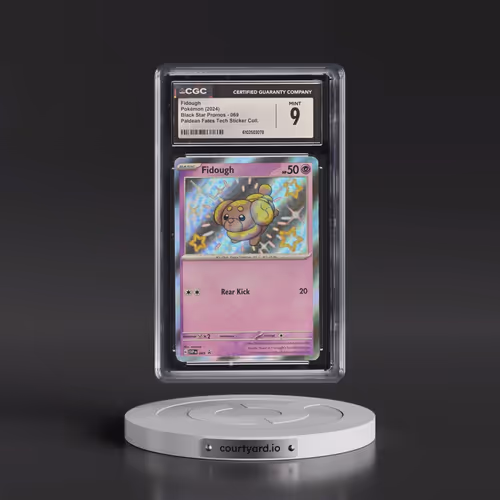 2023 Black Star Promos - Scarlet & Violet SVP EN #069 Fidough - Paldean Fates Tech Sticker (CGC 9 MI