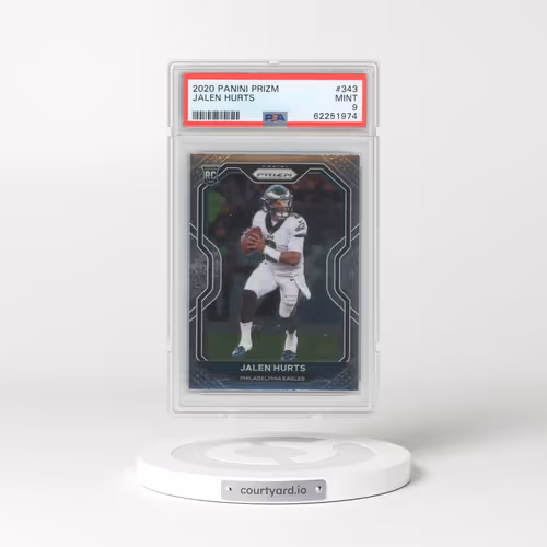 2020 Panini Prizm #343 Jalen Hurts (PSA 9 MINT)
