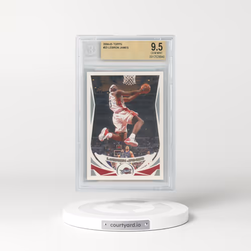 2004 Topps #23 LeBron James (BGS 9.5 GEM MINT)
