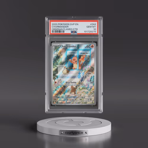 2023 Pokémon Svp EN-SV Black Star Promo #044 Charmander - Obsidian Flames Elite Trainer Box (PSA 10