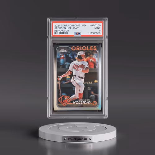2024 Topps Chrome Update #USC200 Jackson Holliday - Refractor (PSA 9 MINT)
