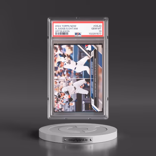 2024 Topps Now Offseason #OSJO Aaron Judge/Shohei Ohtani (PSA 10 GEM MINT)