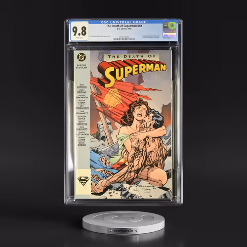 The Death of Superman #nn CGC 9.8 White Pages (D.C. Comics, 1993)