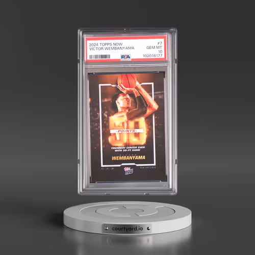 2024 Topps Now #7 Victor Wembanyama (PSA 10 GEM MINT)