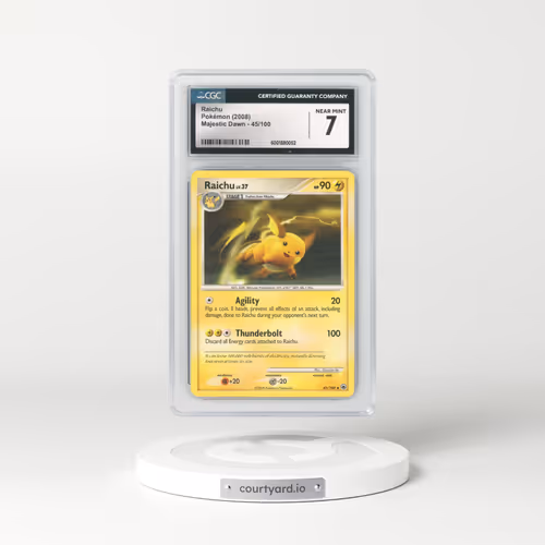 2008 Majestic Dawn #45/100 Raichu (CGC 7 NM)