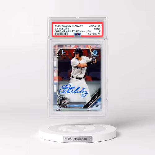 2019 Bowman Draft Chrome Draft Picks Autograph #CDAJJB J.J. Bleday (PSA 9 MINT)