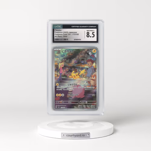 2023 Pokémon Card 151 #173/165 Pikachu - Art Rare (CGC 8.5 NM-MT+)