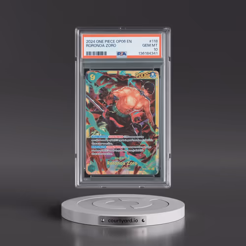 2024 One Piece Wings of the Captain #118 Roronoa Zoro (PSA 10 GEM MINT)