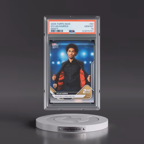 2025 Topps Now Draft #D2 Dylan Harper (PSA 10 GEM MINT)