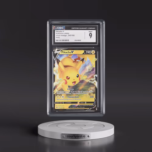 2020 Vivid Voltage #043/185 Pikachu V - Holo (CGC 9 MINT)