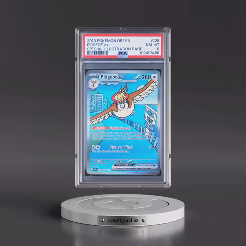 2023 Pokémon Obf EN-Obsidian Flames #225 Pidgeot EX - Holo Special Illustration Rare (PSA 8 NM-MT)