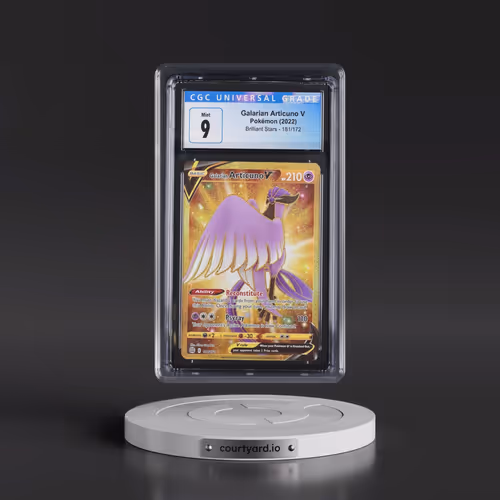 2022 Brilliant Stars #181/172 Galarian Articuno V - Holo Secret (CGC 9 MINT)