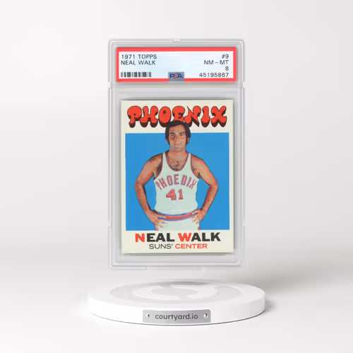1971 Topps #9 Neal Walk (PSA 8 NM-MT)