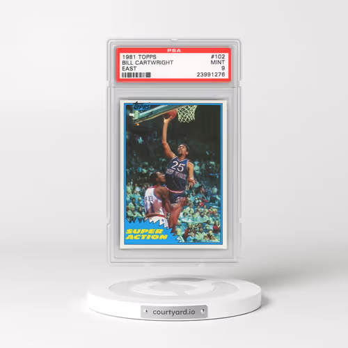 1981 Topps #102 Bill Cartwright - East (PSA 9 MINT)