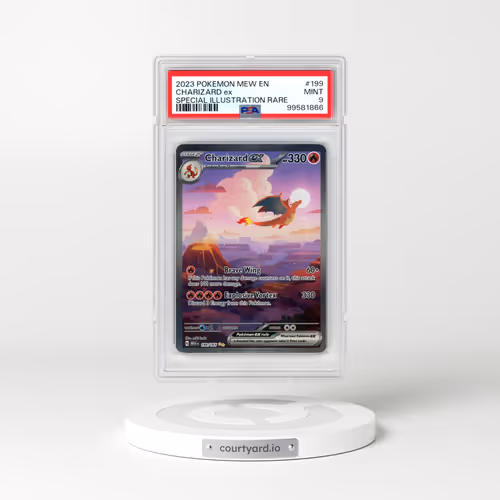 2023 Pokémon Mew EN-151 #199 Charizard EX - Holo Special Illustration Rare (PSA 9 MINT)